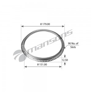 Кольцо ABS MB Actros 100014 MANSONS