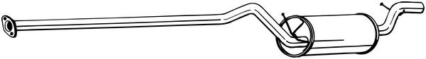 Глушитель FORD Focus (04-) задняя часть BOSAL 286-605 BOSAL