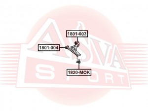 Сайлентблок OPEL MOKKA J13 2013- ASVA 1801-003 ASVA 1801-003 ASVA