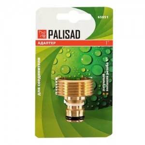 Адаптер 1" внешняя резьба латунный PALISAD 65851 PALISAD
