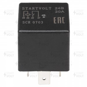 Реле 20А 24В без кронштейна SCR 0703 START VOLT