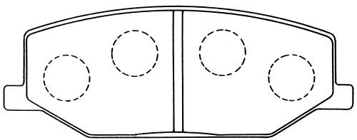 D9000 колодки дисковые передние!\Suzuki SJ 1.0/1.3 81-04 D9000 MK KASHIYAMA