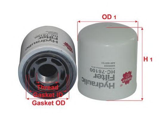 Фильтр гидравлический DONALDSON HC76100 HC76100 SAKURA