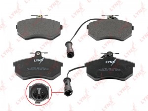 Колодки тормозные дисковые передние BD-1201 LYNXAUTO