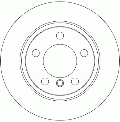 Диск тормозной задний MINI COUNTRYMAN (R60) DF6353 DF6353 TRW
