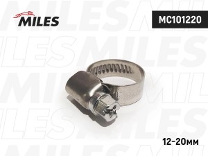 Хомут червячный 12-20/9 мм. (нержавеющая сталь) Комплект 10 шт. MC101220 MC101220 MILES