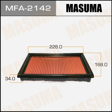 фильтр воздушный!\ Nissan Premiera,Honda Civic 1.4i-1.8 89> MFA2142 MASUMA