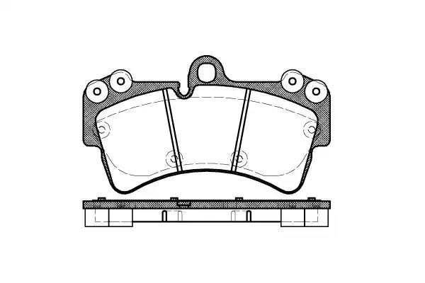 995 00 колодки дисковые п.\ VW Touareg 3.2i/4.2i/2.5TDi/5.0TDi диск 18' 02> 099500 REMSA