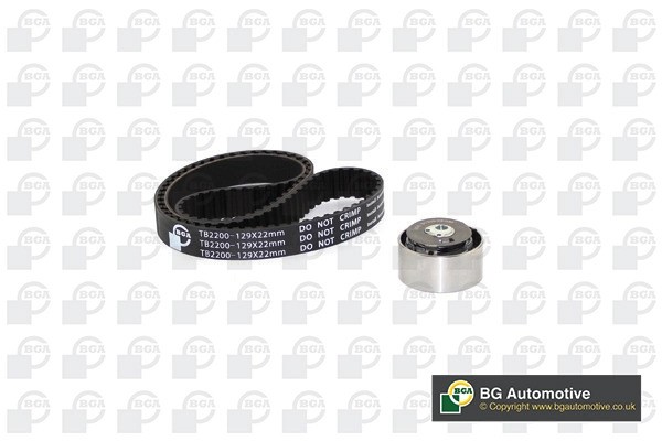 ремкомплект ГРМ!\ Fiat 500/Doblo/Grande Punto/Idea/Linea/Siena 1.2/1.4 01> TB2200K BG AUTOMOTIVE