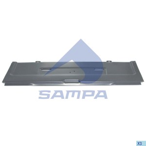 Бампер передний, заслонка центральная верхняя Actros 18100073 SAMPA