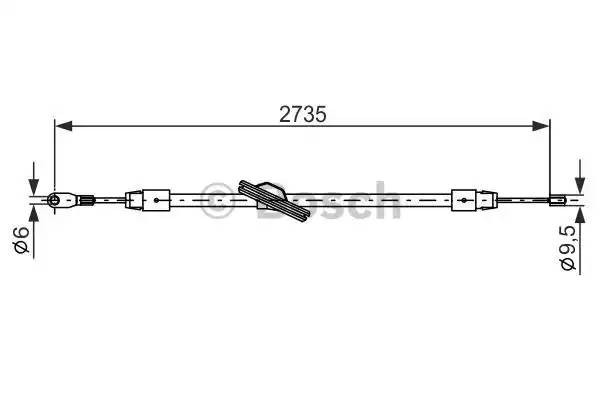 MERCEDES BENZ W203 (2000-2006) 1 987 477 845 BOSCH