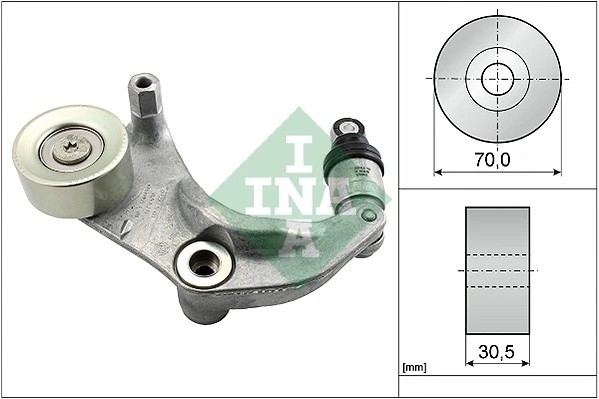 Натяжитель ремня HONDA ACCORD VIII 08- 2.0, CR-V III 07- 2.0 534031610 534 0316 10 INA