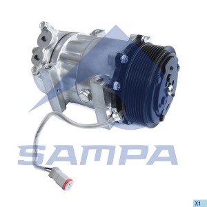 Компрессор кондиционера P/G/R/T Series DC 9, DC 11, DC-DT 12 (CG, CP, CR) 044425 SAMPA