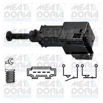 Выключатель VW Polo (11-) стоп-сигнала MEAT&DORIA 35035 MEAT DORIA