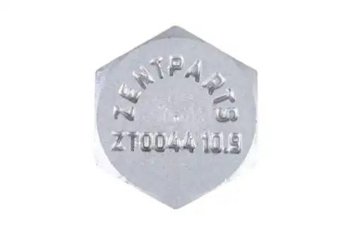 болт подвески! амортизатора M20x2.5x180 8.8 DIN931 BPW axle Z42834 ZENTPARTS