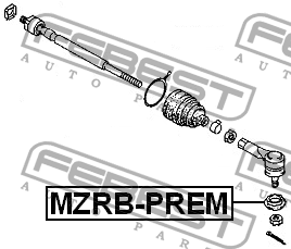 Пыльник рулевого наконечника MZRB-PREM MZRB-PREM FEBEST