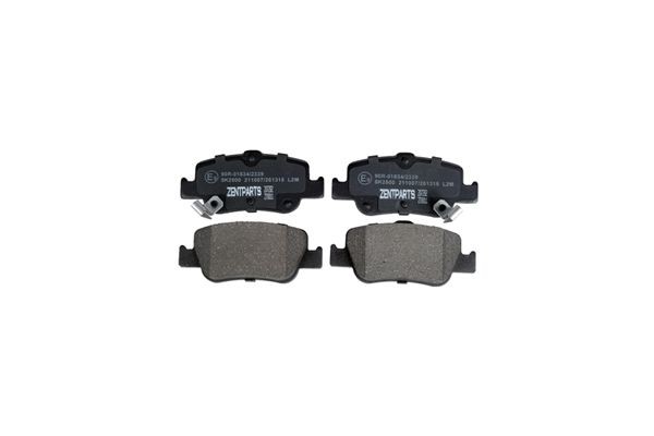 колодки дисковые задние! Toyota Auris all 07> Z07282 ZENTPARTS