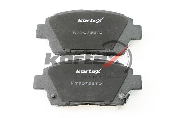 Колодки торм. TOYOTA COROLLA 02-CELICA 99-PRIUS 03-YARIS 99- перед.к-т KT7075STD KT7075STD KORTEX