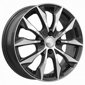 Скад Нагоя 16.0 / 6.0J PCD 4x100.00 ET 45.00 ЦО 60.10 Литой / Черный с полирован 3190205 SKAD