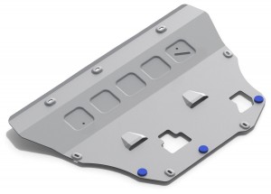 защита картера+КПП! алюминий 3мм\ Volvo S90 II 2.0 T5 16>/V90 Cross Country 2.0D 333.5912.1 RIVAL