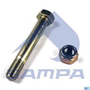 Болт с гайкой, без стопора, M30x3,5/210 090.514 SAMPA