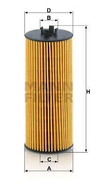 MERCEDES BENZ W222 (2013>) HU6008Z MANN FILTER