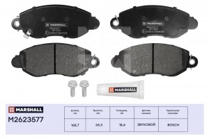 Торм. колодки дисковые передн. Ford Transit VI 00- M2623577 M2623577 MARSHALL