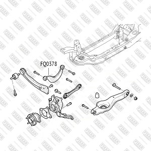 FORD FOCUS II/ MAZDA 3 (BK)/ VOLVO C30/S40/V50 СЕРПОВИДНЫЙ FQ0378 FIXAR