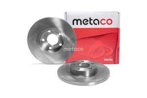 Диск тормозной передний не вентилируемый 3100012 METACO