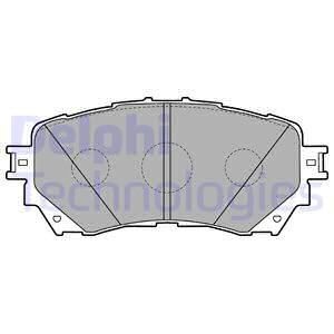 LP2487 колодки дисковые передние!\ Mazda 6 2.0/2.2D 12> LP2487 DELPHI