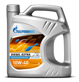 Масло моторное GAZPROMNEFT DIESEL EXTRA CF-4/SG 10W40 п/синт.4л 2389901351 GAZPROMNEFT