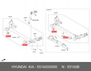kia Cerato 2013> 55160-3X000 HYUNDAI KIA