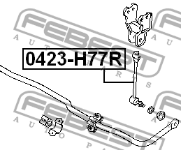 MITSUBISHI PAJERO PININ (1999-2005) 0423-H77R FEBEST