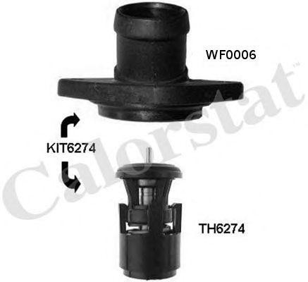 термостат!\ VW Polo/Golf, Audi A2 1.0-1.6 91> TH6274.87J VERNET