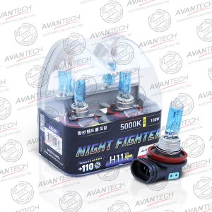 Лампа высокотемпературная Avantech H11 12V 55W (100W) 5000K, комплект 2 шт. AB5011 AVANTECH