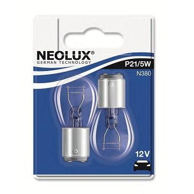 Лампа 12V P21/5W BAY15d блистер (2шт.) Standard NEOLUX N380-02B NEOLUX