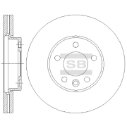 Тормозной диск  SD5703 SD5703 SANGSIN