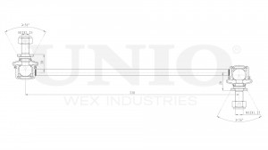 Стойка стабилизатора передняя SSP-50304 UNIO