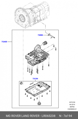 ПОДДОН АКПП (ВКЛЮЧАЕТ ФИЛЬТР) LR065238 LR065238 LAND ROVER