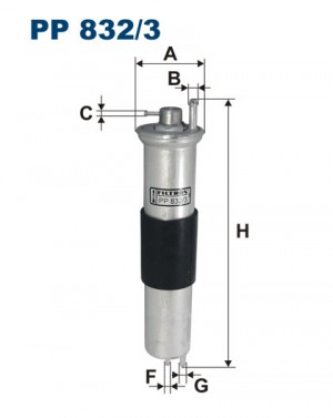 Фильтр топливный BMW (E46) FILTRON PP8323 FILTRON