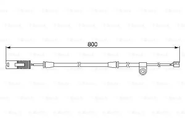 Датчик износа тормозных колодок BMW X5 (E53) передний BOSCH 1 987 474 945 BOSCH