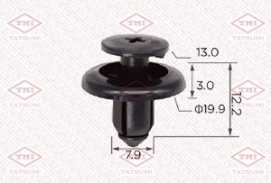 Клипса автомобильная [упаковка 10 штук] MAZDA TJB1026 TJB1026 TATSUMI