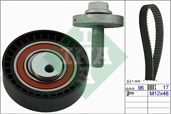 Комплект ГРМ RENAULT LOGAN 1.4/1.6i 11/09- 530060410 530 0604 10 INA
