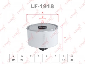фильтр топливный!\ Land Rover Range Rover 3.0/3.6TD 06> LF-1918 LYNXAUTO