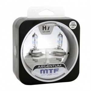 Лампа 12V H7 55W PX26d +130% бокс (2шт.) Argentum MTF H3A1207 MTF