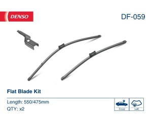DF-059 Комплект бескаркасных щеток стеклоочистителя Denso DF-059 DENSO