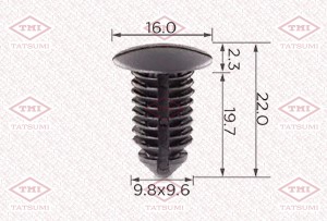 Клипса автомобильная [упаковка 10 штук] FORD TJB1361 TJB1361 TATSUMI