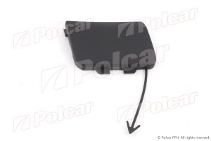 Заглушка VW Jetta (11-) крюка буксировочного бампера переднего POLCAR 9514969 POLCAR