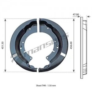 Защита тормозная Комплект на колесо 400588 MANSONS