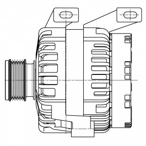 Генератор для а/м Volvo XC60 (08-)/XC70 (07-) 2.4D 180A (LG 1060) LG1060 START VOLT